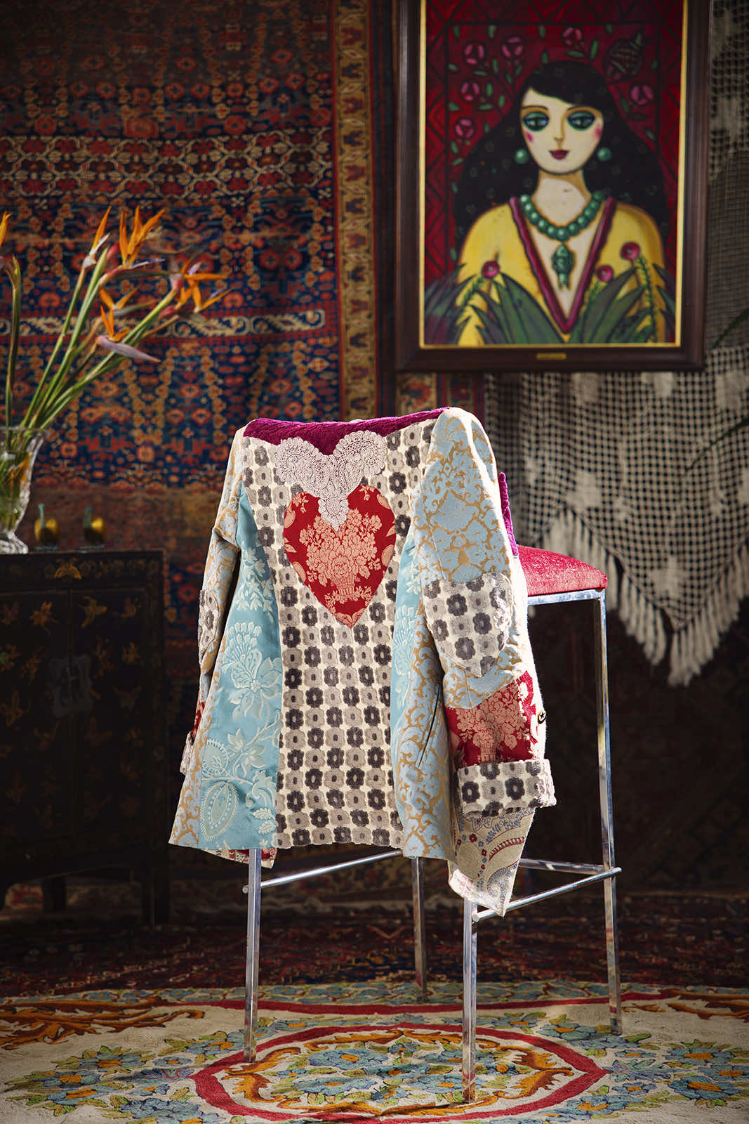 Kharshouf Oversized Blazer (Blue Heart)