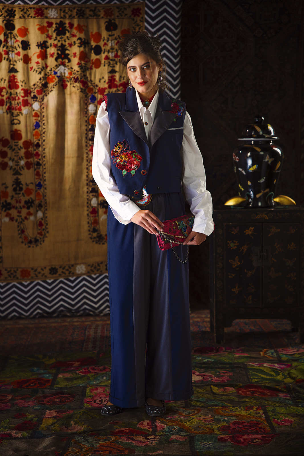 Chinoiserie Suit Oversized Jillet