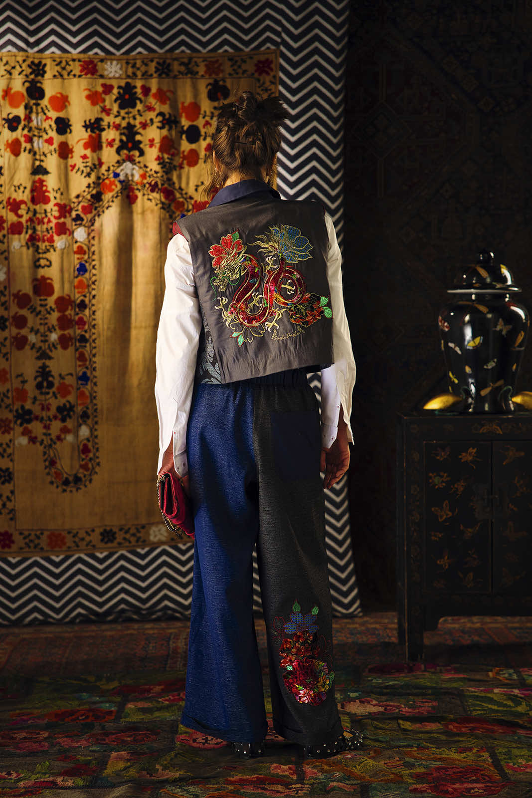 Chinoiserie Suit Oversized Jillet