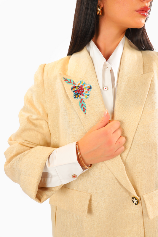 Linen Blazer #1