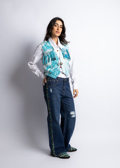 Cow Hide Vest
