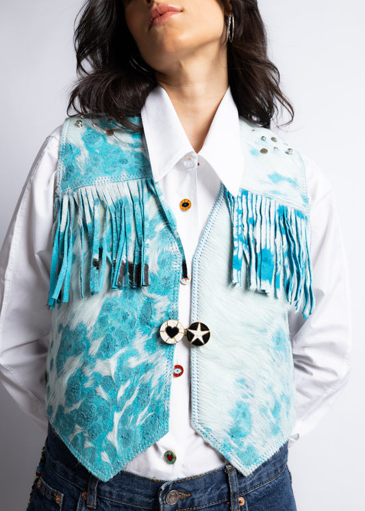 Cow Hide Vest