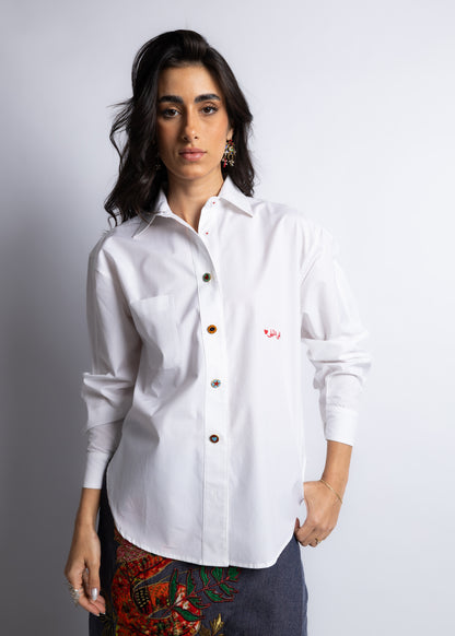 Oversized White Shirt