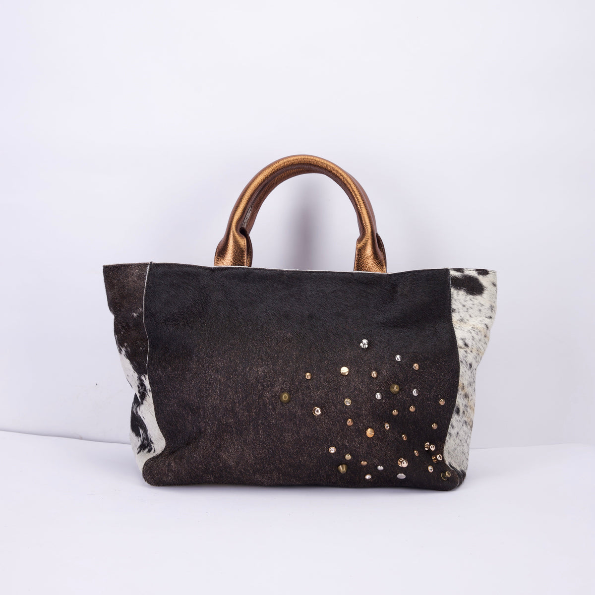 Cowgirl Tote in Black and White