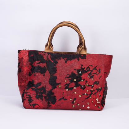 Cowgirl Tote in Red