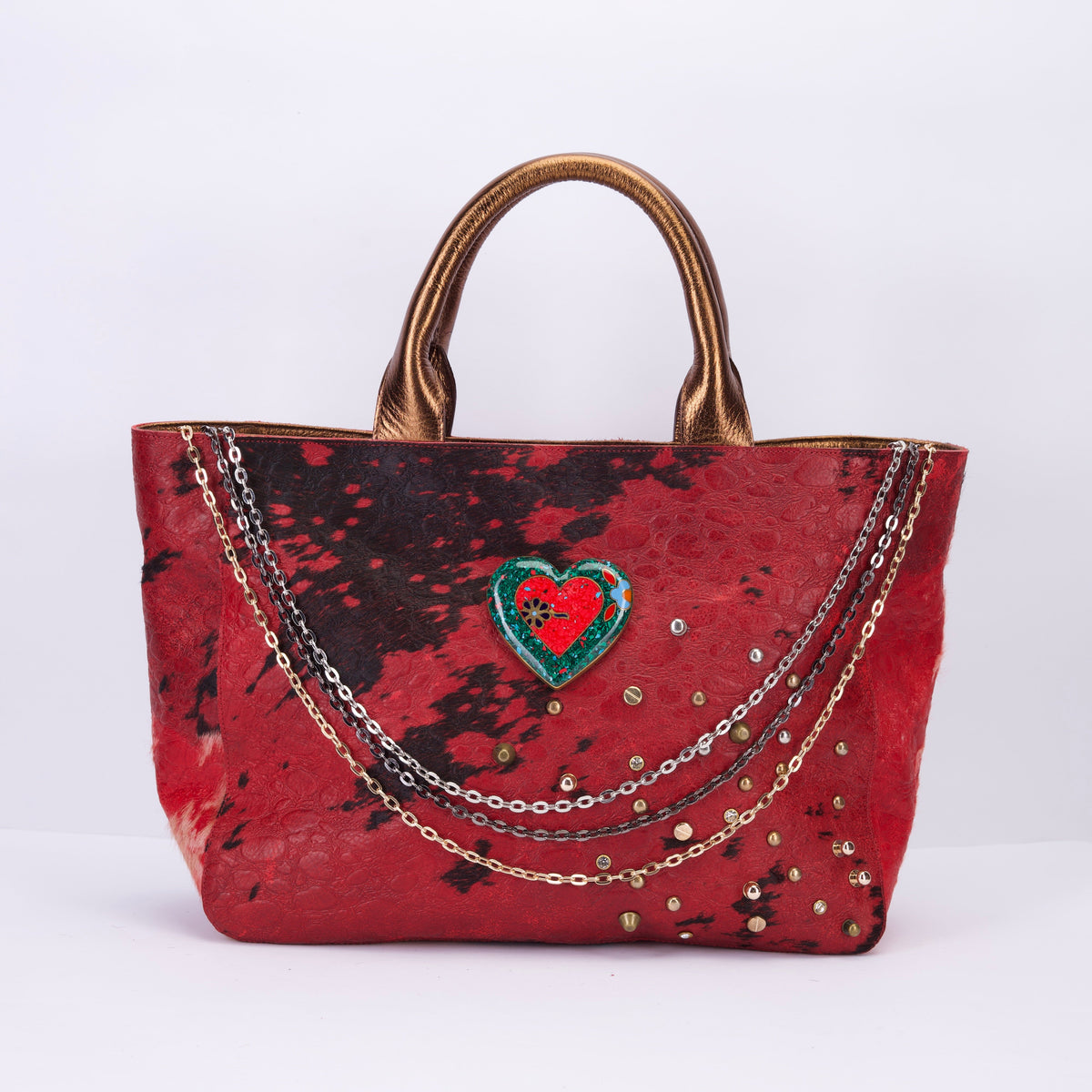Cowgirl Tote in Red