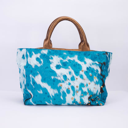 Cowgirl Tote in Blue