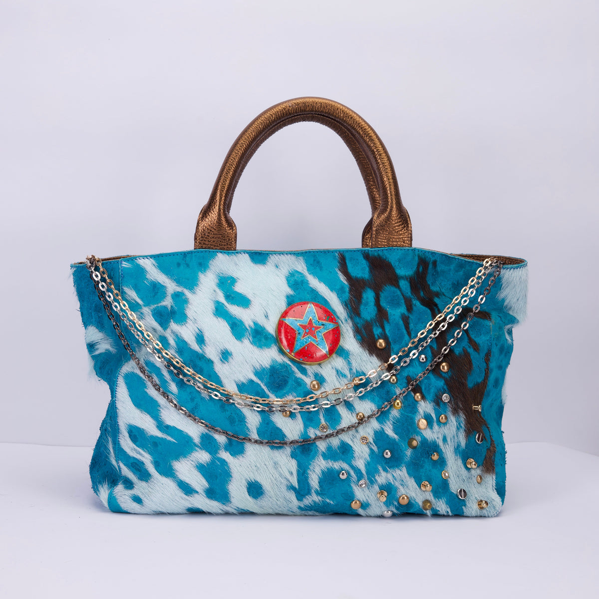 Cowgirl Tote in Blue