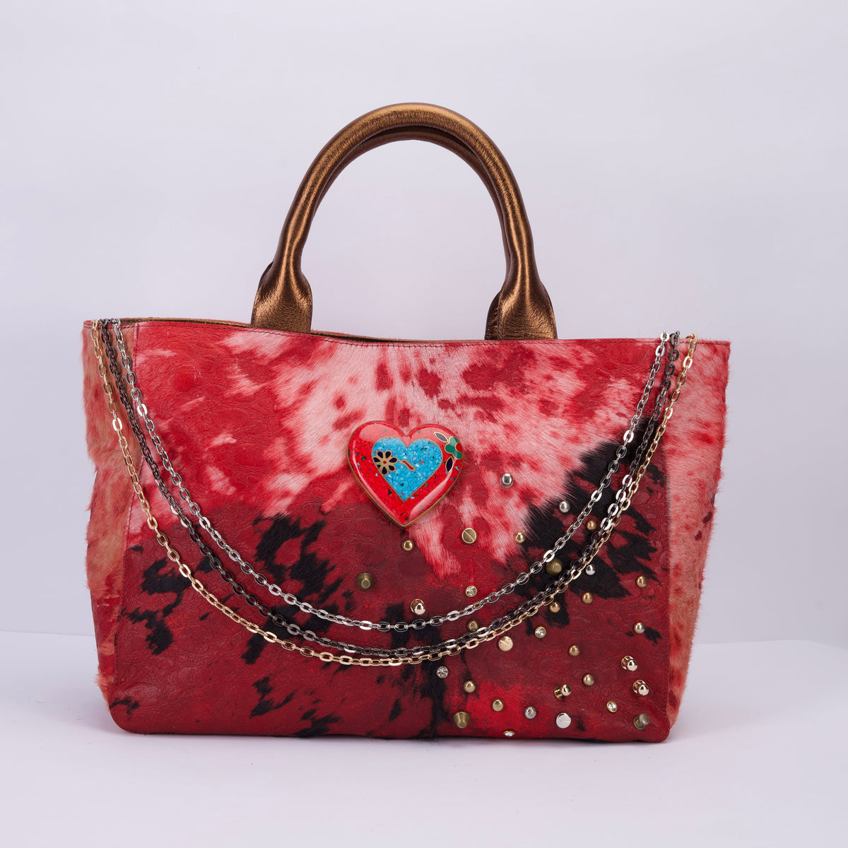Cowgirl Tote in Red