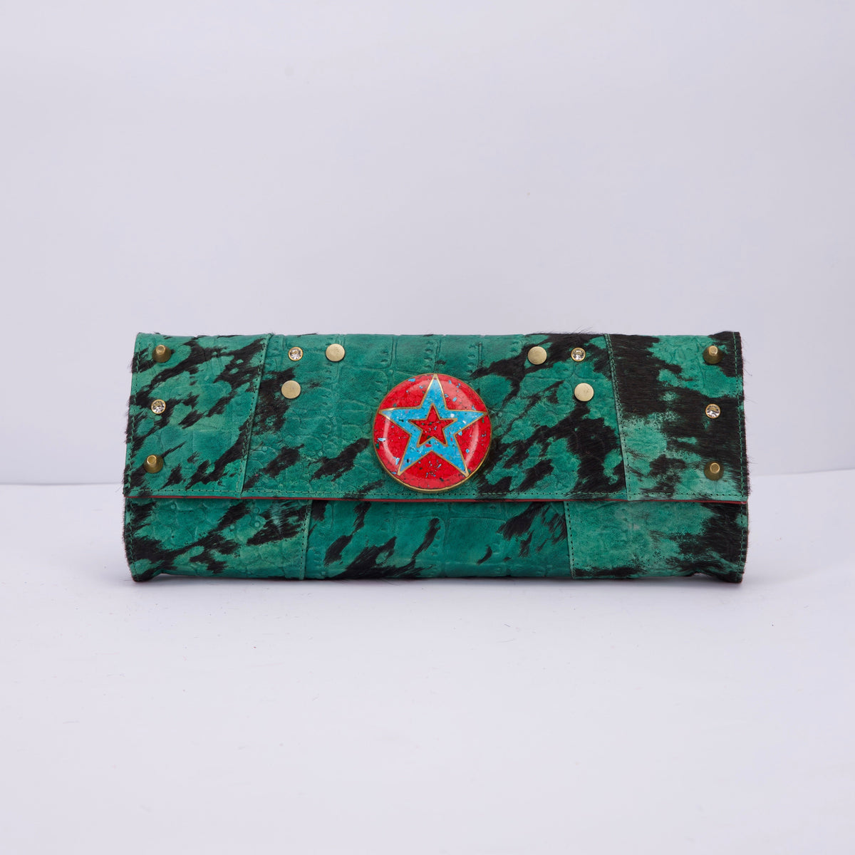 Cleo Clutch in Green