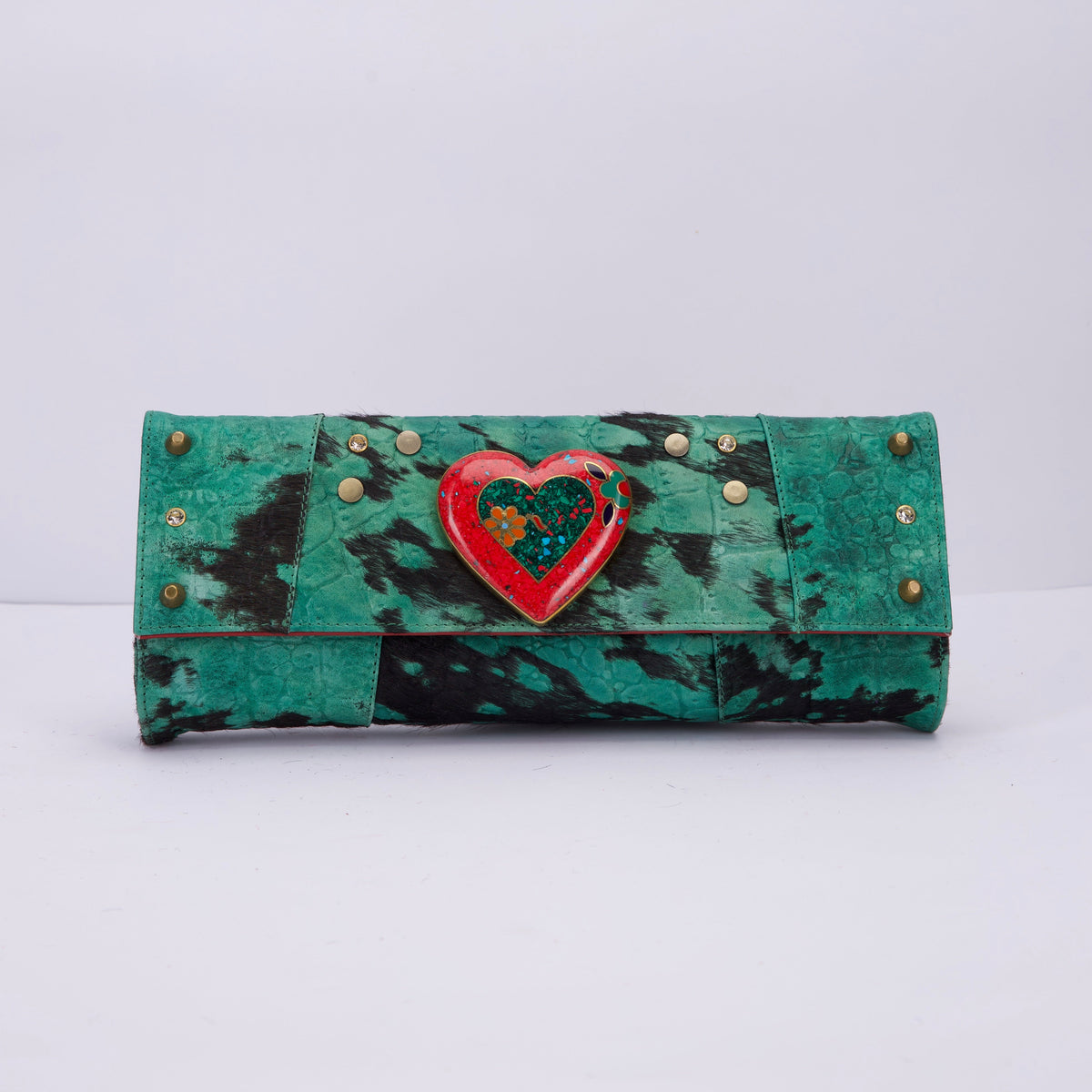 Cleo Clutch in Green