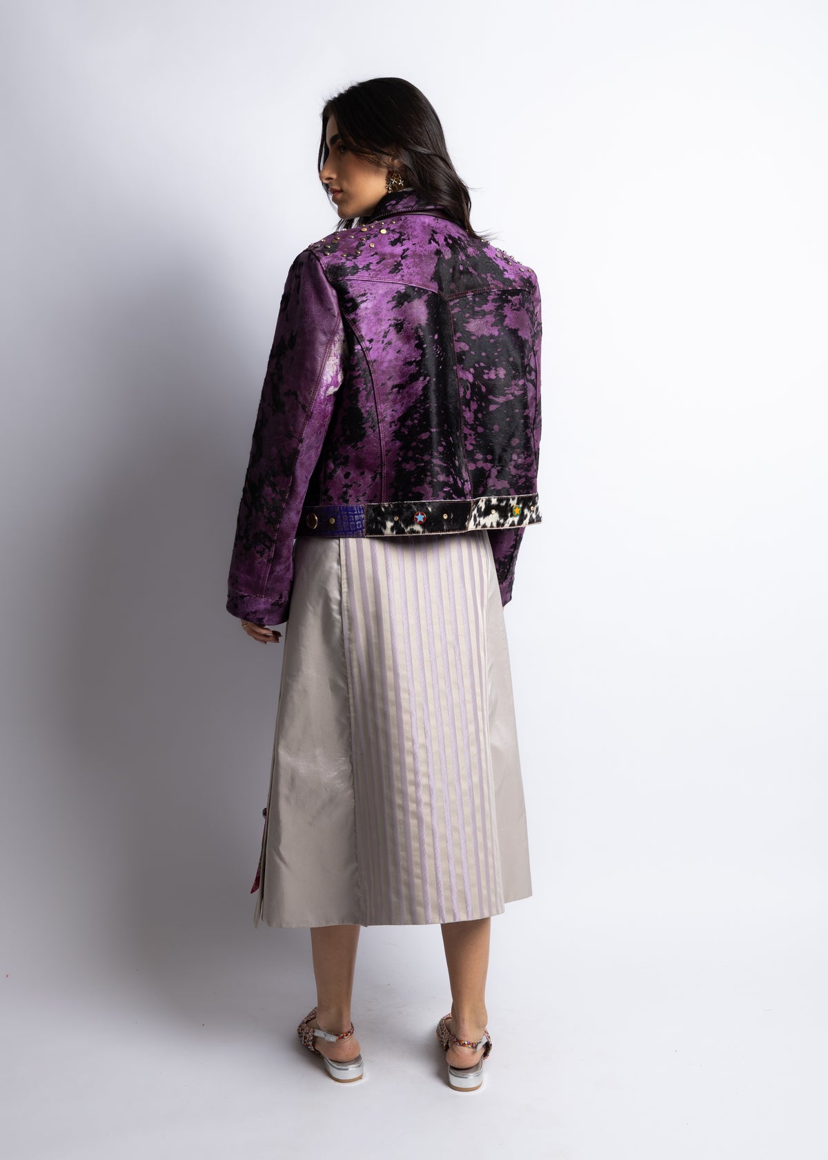 Purple Leather Jacket
